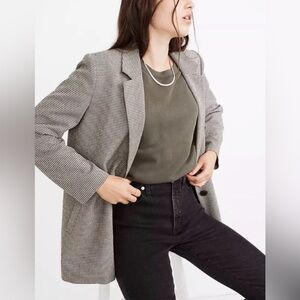 Madewell Dorset Blazer Houndstooth